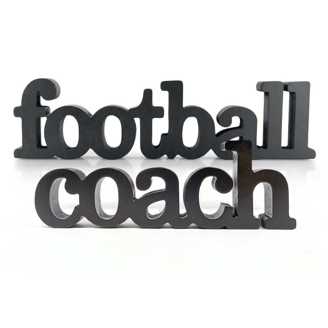 Football Coach Wood Words | Football Sign & Decor - Walmart.com