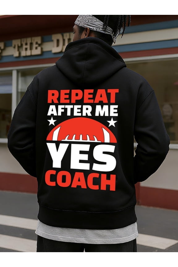 Football Coach hoodies & sweatshirt Exercise mens sweatshirts black Cool Hoodies,Funny Hoodies,Sweatshirt streetwear casual streetwear autumn Running gym Original Unisex hoodie