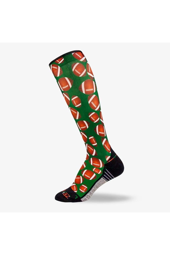 Football Compression Socks (Knee-High) S / Green