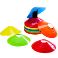 thumbnail image 1 of Football Cones Training Marker Sports Markers Disc Soccer Rugby Plastic sets, 1 of 7