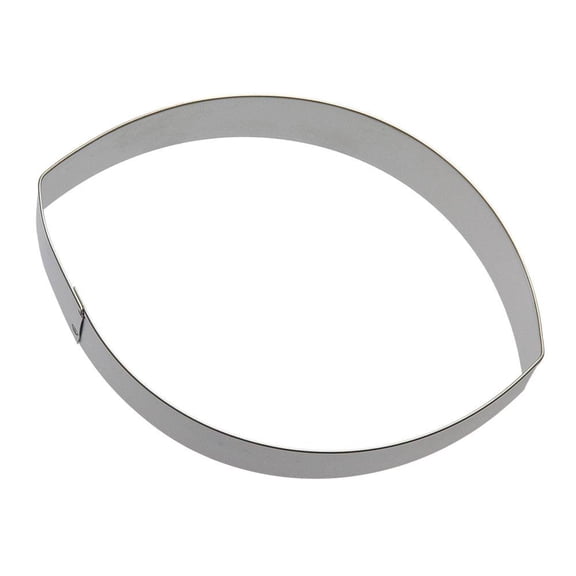 Football Cookie Cutter 4.75 in - Foose Cookie Cutters - US Tin Plate Steel - B1410
