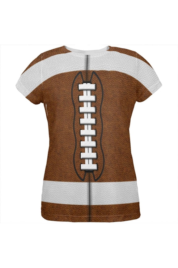 Football Costume All Over Womens T Shirt Multi MD