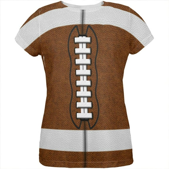 Football Costume All Over Womens T Shirt Multi SM