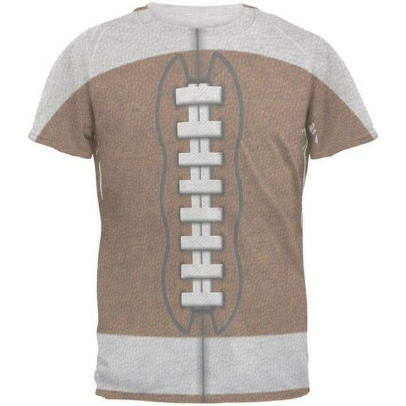 Football Costume Mens T Shirt Heather White SM