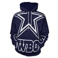 thumbnail image 1 of Football Cowboys 3D Print Hoodie Men Women Autumn Thin Pullover Sweatshirt Vintage Streetwear Tops, 1 of 6