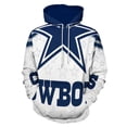 thumbnail image 1 of Football Cowboys 3D Print Hoodie Men Women Autumn Thin Pullover Sweatshirt Vintage Streetwear Tops, 1 of 6