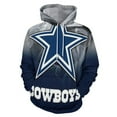 thumbnail image 1 of Football Cowboys 3D Print Hoodie Men Women Autumn Thin Pullover Sweatshirt Vintage Streetwear Tops, 1 of 6