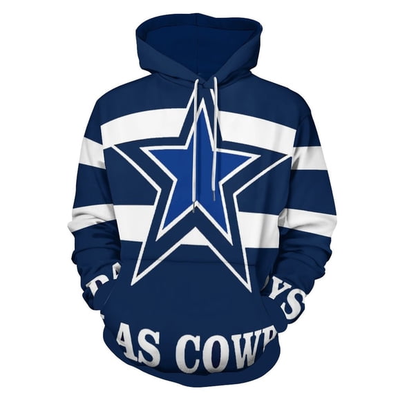 Football Cowboys 3d Sweatshirts Hoodie Fashion Casual Personality Men's Women Street Hoodie Pullovers Long Sleeve Comfortable Top