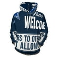 thumbnail image 1 of Football Cowboys 3d Sweatshirts Hoodie Fashion Casual Personality Men's Women Street Hoodie Pullovers Long Sleeve Comfortable Top, 1 of 6