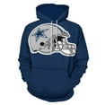 thumbnail image 1 of Football Cowboys 3d Sweatshirts Hoodie Fashion Casual Personality Men's Women Street Hoodie Pullovers Long Sleeve Comfortable Top, 1 of 6