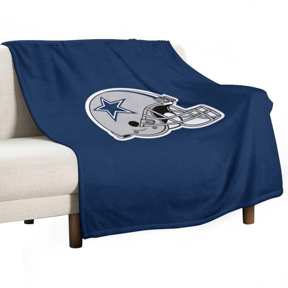 Football Cowboys Blanket Soft Cozy Flannel Blanket for man women