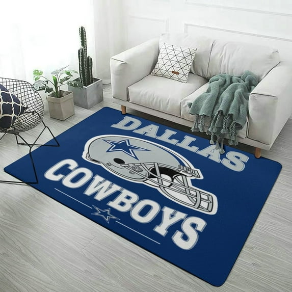 Football Cowboys Carpet Soft Comfy Rug for Home Living Room Bedroom Doormat Decor Area Rug Non-slip Mat 40"x60"