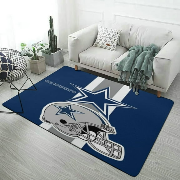 Football Cowboys Carpet Style Living Room Bedroom Soft Comfy Rug Modern 3d Entry Door Mats Household 23.6"x35"