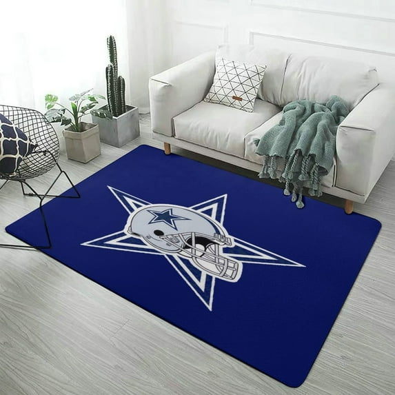 Football Cowboys Carpet for Home Decoration Soft Comfy Rugs for Bedroom Room Living Room Bathroom Entrance Door Non-slip Comfort Mat 40"x60"