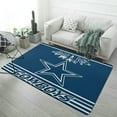thumbnail image 1 of Football Cowboys Carpet for Home Decoration Soft Comfy Rugs for Bedroom Living Room Bathroom Entrance Non-slip Comfort Mat, 1 of 7