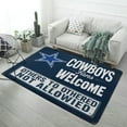 thumbnail image 1 of Football Cowboys Carpet for Home Decoration Soft Comfy Rugs for Bedroom Living Room Bathroom Entrance Non-slip Comfort Mat, 1 of 6