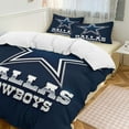 thumbnail image 1 of Football Cowboys Duvet Cover Set Themed Multicolor Polyester Bedding Set for Bedroom Decoration, 1 of 6