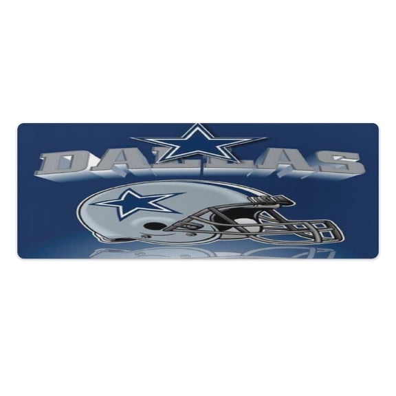 Football Cowboys Kitchen Mats Pvc 2PCS, Non-Slip Kitchen Pvc Mats And Rugs,Cushioned Anti Fatigue Standing Mat for Home