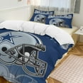 thumbnail image 1 of Football Cowboys Set Duvet Cover Themed Multicolor Polyester Bedding Set Duvet Cover for Full Size, 1 of 6