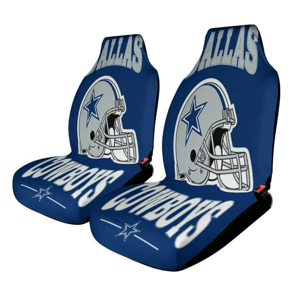 Football Cowboys Set of 2 Car Seat Covers Seat for Carseats Front Seat Auto Car Interior Accessories Universal 2 Piece
