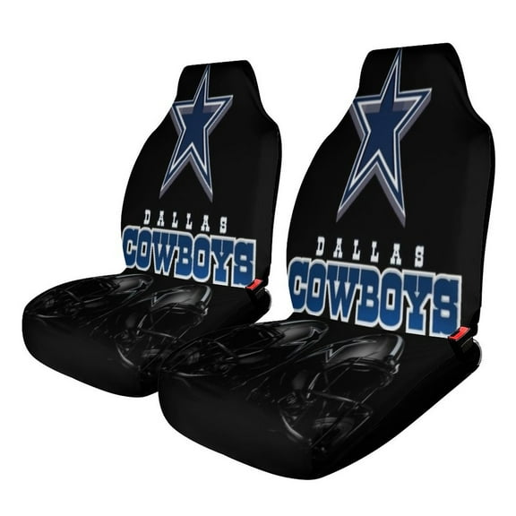 Football Cowboys Set of 2 Car Seat Covers Seat for Carseats Front Seat Auto Car Interior Accessories Universal 2 Piece