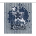 thumbnail image 1 of Football Cowboys Shower Curtain Bathroom Curtains Waterproof Fabric Home Partition Screen Living Room, 1 of 6
