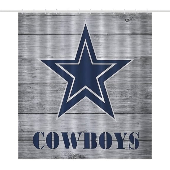 Football Cowboys Shower Curtain Bathroom Curtains Waterproof Fabric Home Partition Screen Living Room