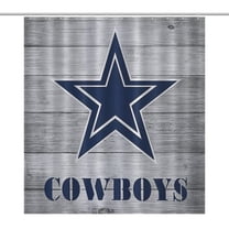 Football Cowboys Shower Curtain Bathroom Curtains Waterproof Fabric Home Partition Screen Living Room