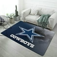 thumbnail image 1 of Football Cowboys Soft Comfy Area Rugs Carpet Suitable Flannel for Living Room Kitchen Bedroom Laundry Room Home Decorations, 1 of 6