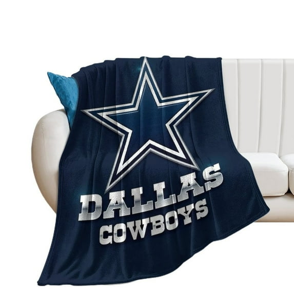 Football Cowboys Throw Blanket Warm Microfiber Flannel Bedroom Decor Blankets For Beds