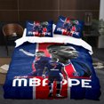 thumbnail image 1 of Football Cristiano_Ronaldo star comfortable three-piece bedding set 2 pillowcases and 1 quilt cover Christmas and Halloween gift set, 1 of 1