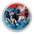 thumbnail image 1 of Football Crystal Knobs with Screws - 4-Pack Round Fluorescent Drawer Pulls, Glow-in-the-Dark Cabinet Pulls, Suitable for Cabinets, Wardrobes, 1 of 6