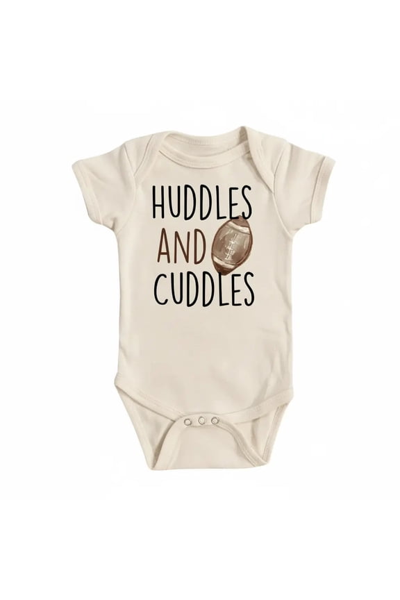 Football Cuddles Newborn Baby Bodysuit