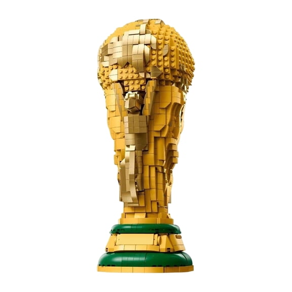 Football Cup Building Kit - 2842 Pieces Gold Soccer Trophy Construction Model - High-Quality ABS Plastic Architecture Set for Collectors and Graduation Gifts Block Set E #004