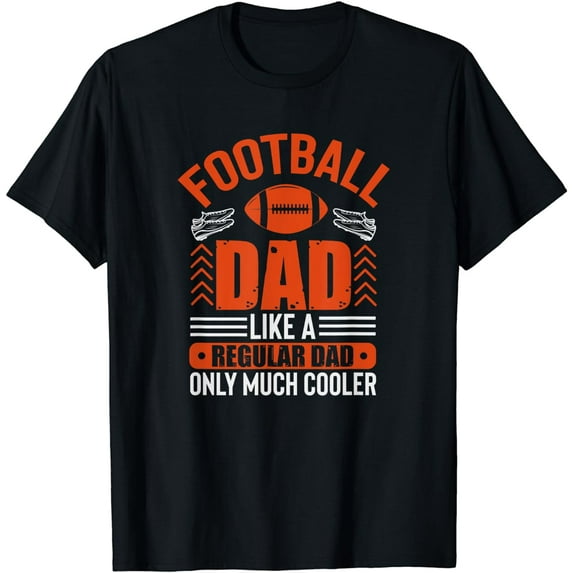 Football Dad USA American Football Player Father′s Day T-Shirt