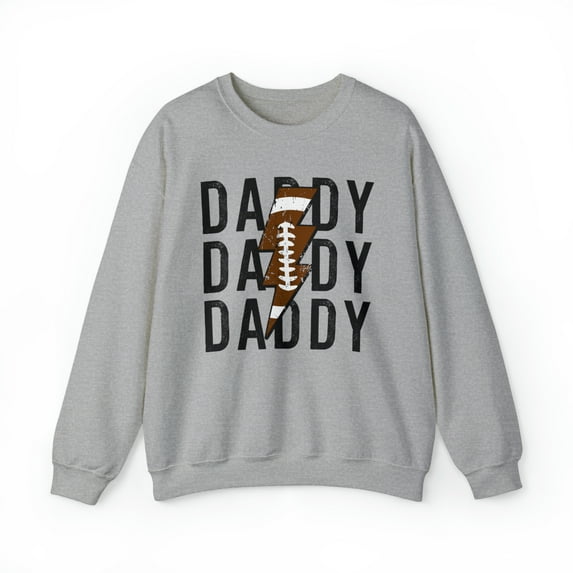 Football Daddy Dad Fathers Day Sweatshirt, Gifts, Crewneck