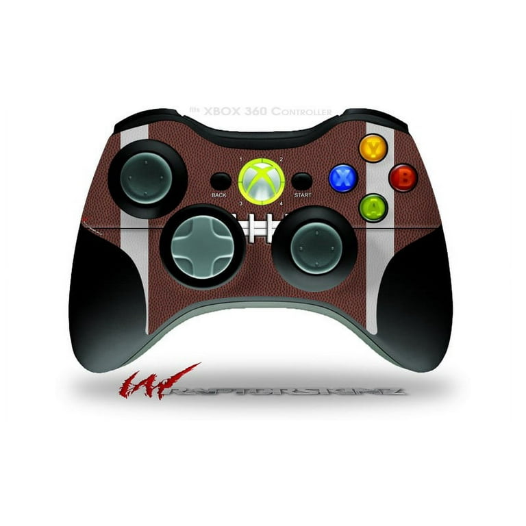 Football Decal Style Skin fits Microsoft XBOX 360 Wireless Controller CONTROLLER NOT INCLUDED by WraptorSkinz