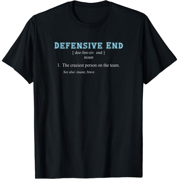 Football | Defensive End Position Definition T-Shirt