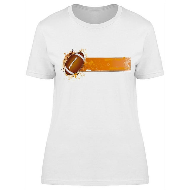 Football Design  T-Shirt Women -Image by Shutterstock, Female Small