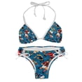 thumbnail image 1 of Football Detachable Sponge Adjustable Strap Bikini Set Two-Pack Swimsuit Swimwear for Beach Pool Party, 1 of 6