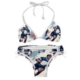 thumbnail image 1 of Football Detachable Sponge Adjustable Strap Bikini Set Two-Pack Swimsuit Women Swimwear, 1 of 6