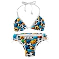 thumbnail image 1 of Football Detachable Sponge Adjustable Strap Bikini Set Two-Pack Swimsuits for All Occasions, 1 of 6