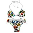 thumbnail image 1 of Football Detachable Sponge Adjustable Strap Bikini Set Two-Pack Swimsuits for All Occasions, 1 of 6