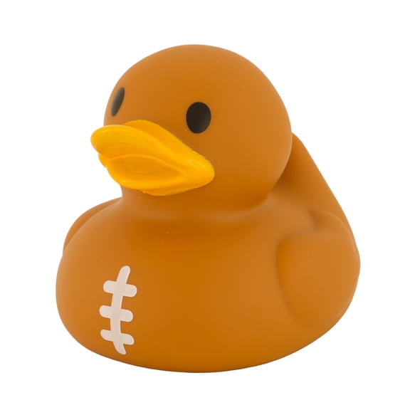 Infantino Football Rubber Duck Bath Toy for Infants 3+ Months
