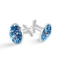 thumbnail image 1 of Football Elegant Men's Cufflinks for Formal Attire, Crafted in Stainless Steel for Sophisticated Look, for Business Meetings and Special Occasions, 1 of 1