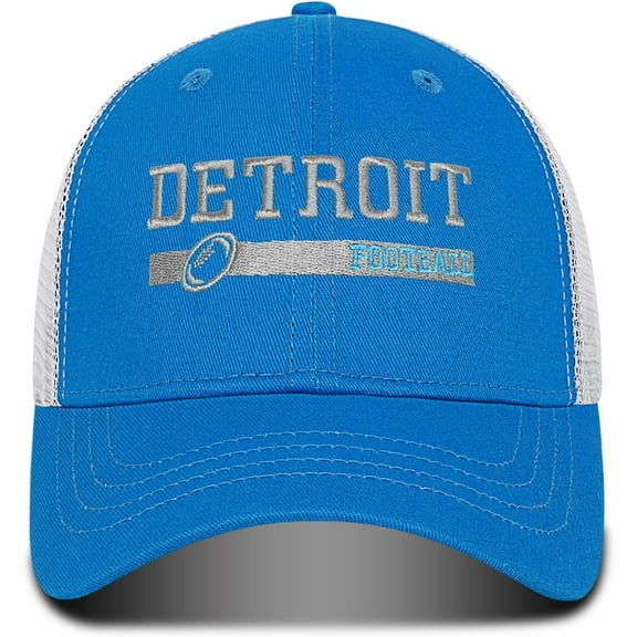 Football Embroidered Trucker Hat for Fans Gifts, Adjustable Snapback Cap Dad Hat Baseball Cap for Men Women