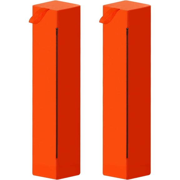 Football End Zone Pylons, 18" x 4" x 4" Sand Weighted Anchorless Football Field Markers, Football Accessories for Football Pylons,