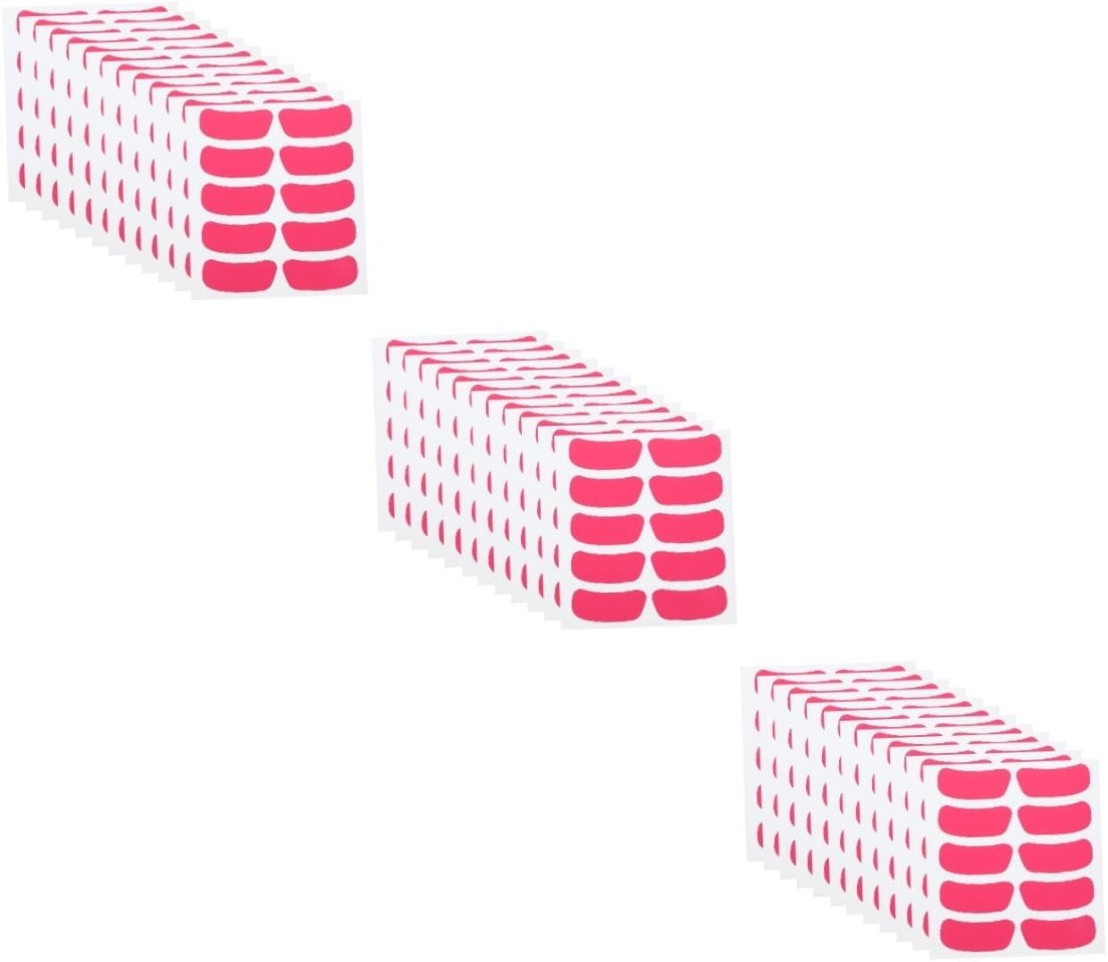 Football Eye Strips 48 sheets Supplies Black Strips for Pink on