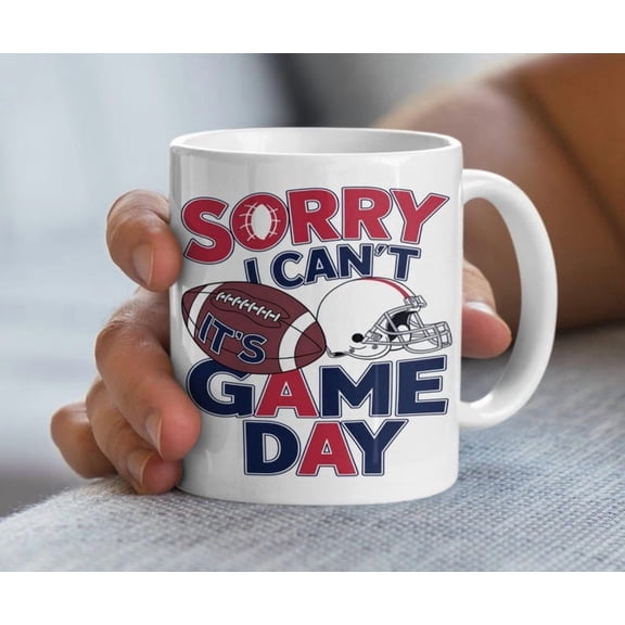 Football Fan Coffee Mug 11oz Ceramic Game Day Mug