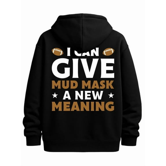 Football Fan Hoodie graphic hoodies mens regular fit black Regular Fit, Hooded Design, Comfortable Pullover autumn and winter season Hip-Hop Streetwear funny Classic Unisex hoodie